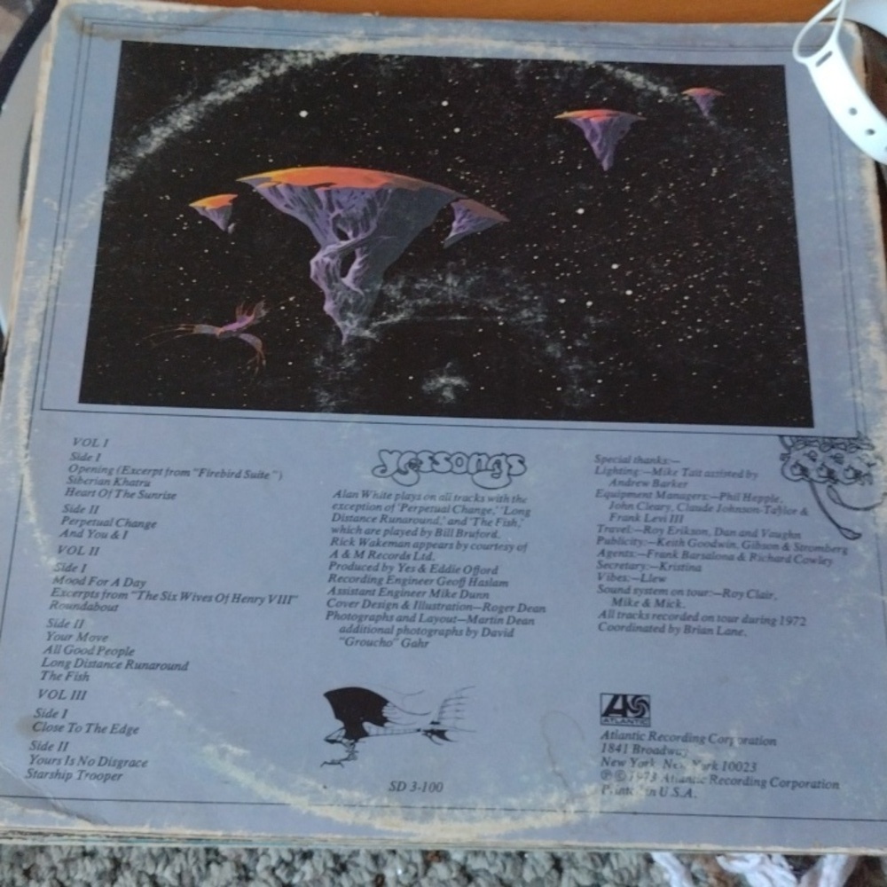 Yes 3 Set LP - Picture 2 of 2
